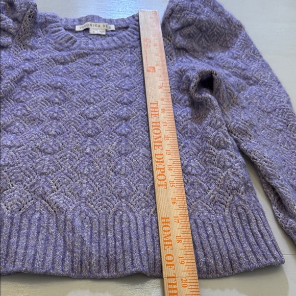 Veronica Beard Nova Puff-Sleeve Sweater Size Medium - Picture 8 of 14